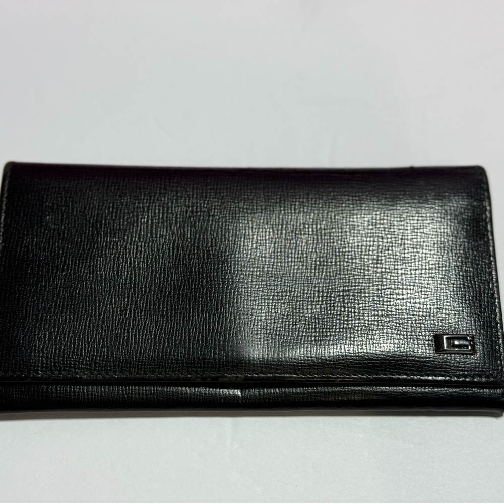 Gucci Vintage Black Leather Wallet